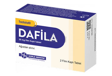 DAFILA 20 MG FILM KAPLI TABLET (8 TABLET)